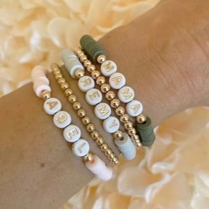 Personalized Name Bracelet-choose your color